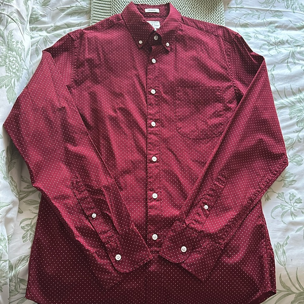 Men’s J.Crew, Oxford shirt, organic cotton size S